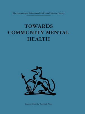 cover image of Towards Community Mental Health